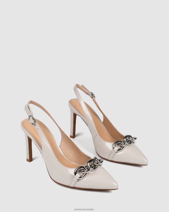 Sasha high heels Jo Mercer Bone Patent Footwear 6D6FN138