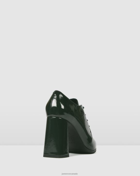 Tasha high heels Jo Mercer Forest Green Patent Footwear 6D6FN123