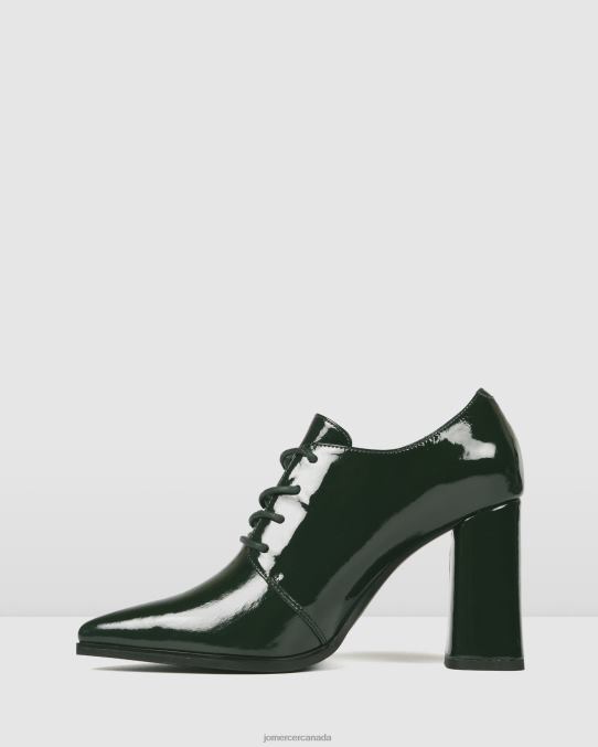 Tasha high heels Jo Mercer Forest Green Patent Footwear 6D6FN123