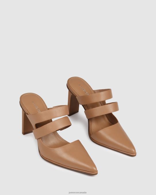 Vada high heels Jo Mercer Beige Leather Footwear 6D6FN114