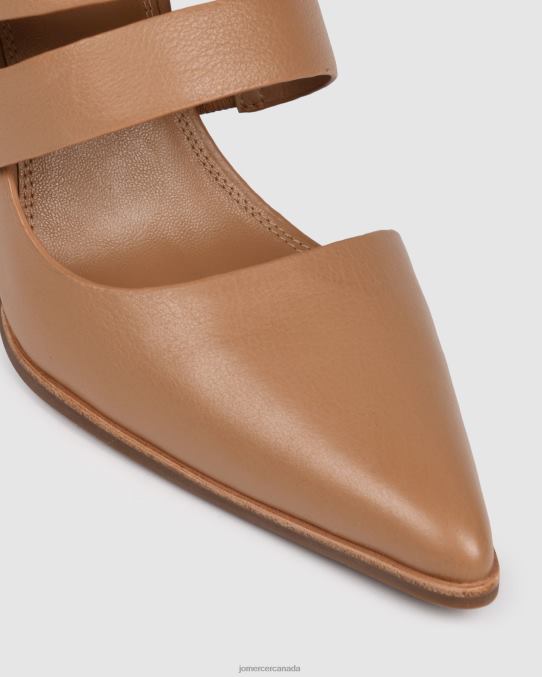 Vada high heels Jo Mercer Beige Leather Footwear 6D6FN114