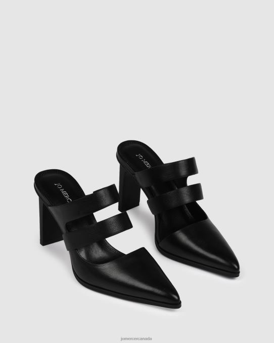 Vada high heels Jo Mercer Black Leather Footwear 6D6FN113