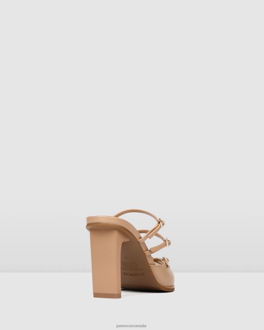 Veronica high heels Jo Mercer Beige Leather Footwear 6D6FN126