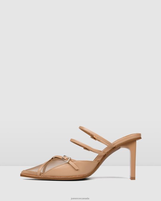 Veronica high heels Jo Mercer Beige Leather Footwear 6D6FN126
