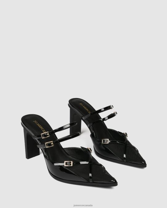 Veronica high heels Jo Mercer Black Patent Footwear 6D6FN125