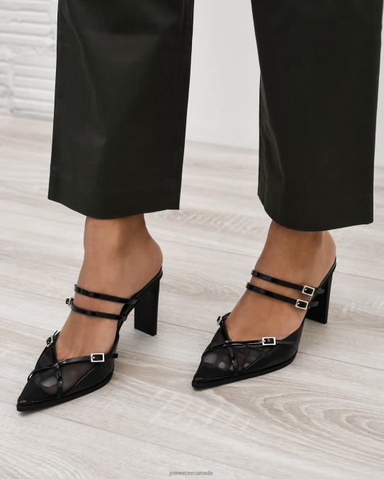 Veronica high heels Jo Mercer Black Patent Footwear 6D6FN125