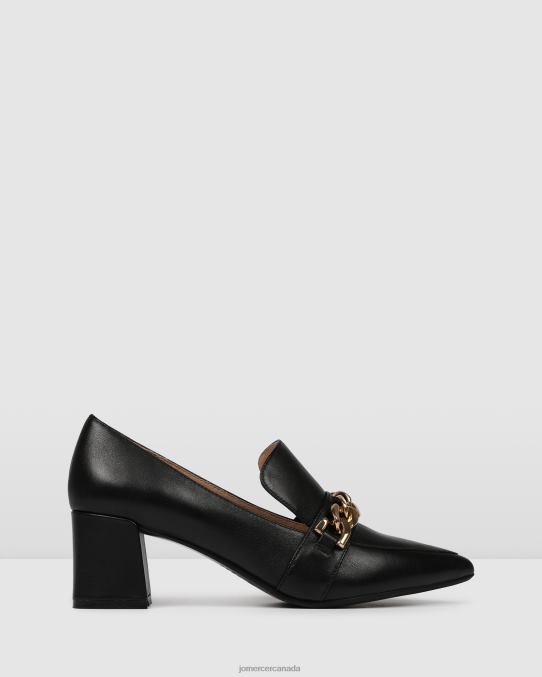 Cardinal low heels Jo Mercer Black Leather Footwear 6D6FN5