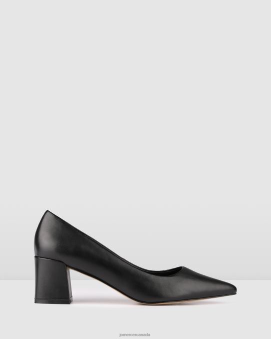Carrington low heels Jo Mercer Black Leather Footwear 6D6FN3