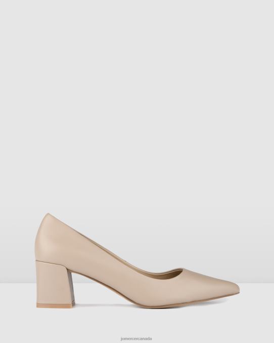 Carrington low heels Jo Mercer Taupe Leather Footwear 6D6FN4