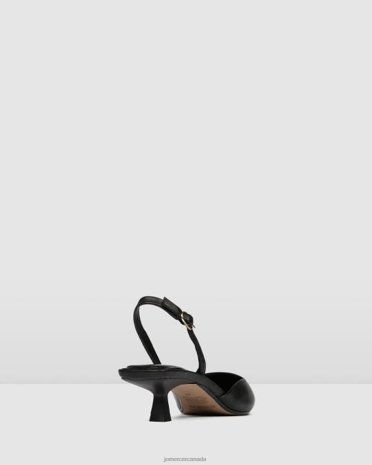 Madison low heels Jo Mercer Black Leather Footwear 6D6FN11