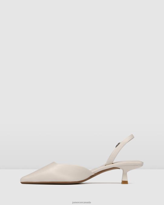 Madison low heels Jo Mercer Off White Leather Footwear 6D6FN12