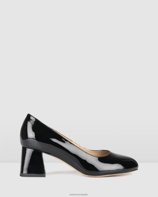 Nena low heels Jo Mercer Black Patent Footwear 6D6FN1