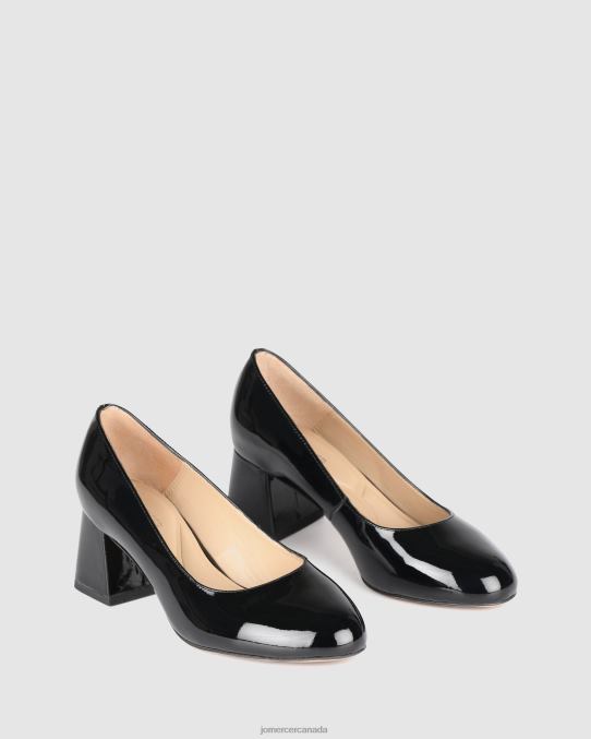 Nena low heels Jo Mercer Black Patent Footwear 6D6FN1