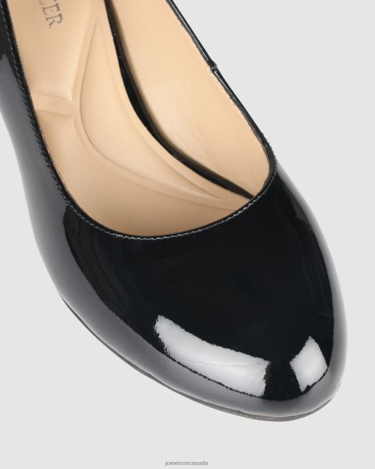 Nena low heels Jo Mercer Black Patent Footwear 6D6FN1