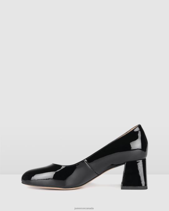 Nena low heels Jo Mercer Black Patent Footwear 6D6FN1