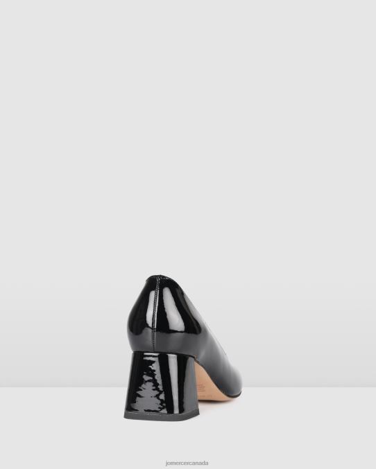 Nena low heels Jo Mercer Black Patent Footwear 6D6FN1