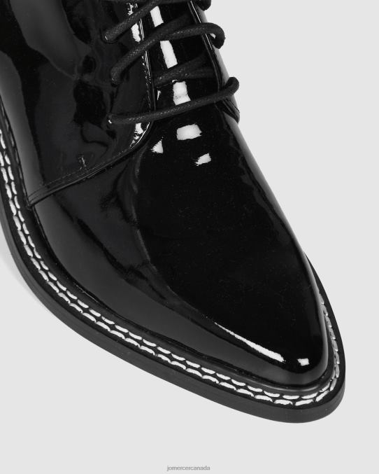 Aston mid heels Jo Mercer Black Patent Footwear 6D6FN15