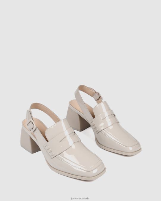 Dannii mid heels Jo Mercer Bone Patent Footwear 6D6FN54