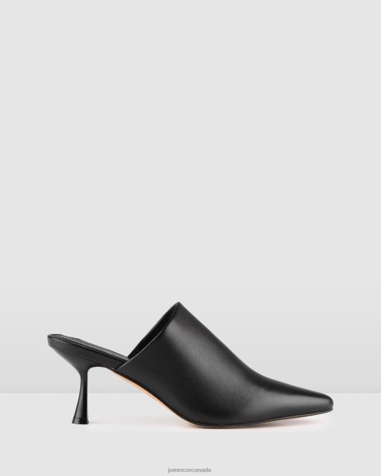 Elzie mid heels Jo Mercer Black Leather Footwear 6D6FN19