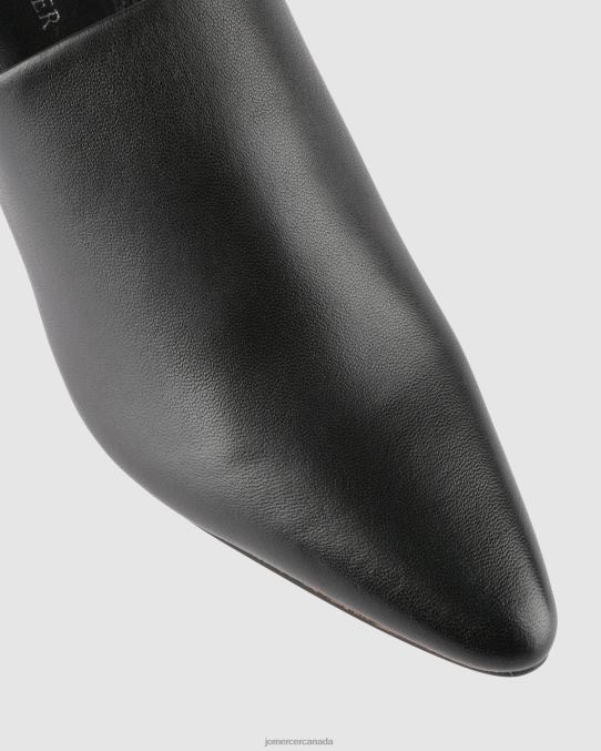 Elzie mid heels Jo Mercer Black Leather Footwear 6D6FN19