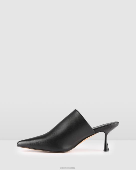 Elzie mid heels Jo Mercer Black Leather Footwear 6D6FN19