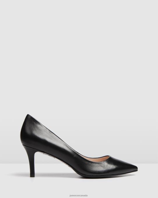 Hostage mid heels Jo Mercer Black Leather Footwear 6D6FN55