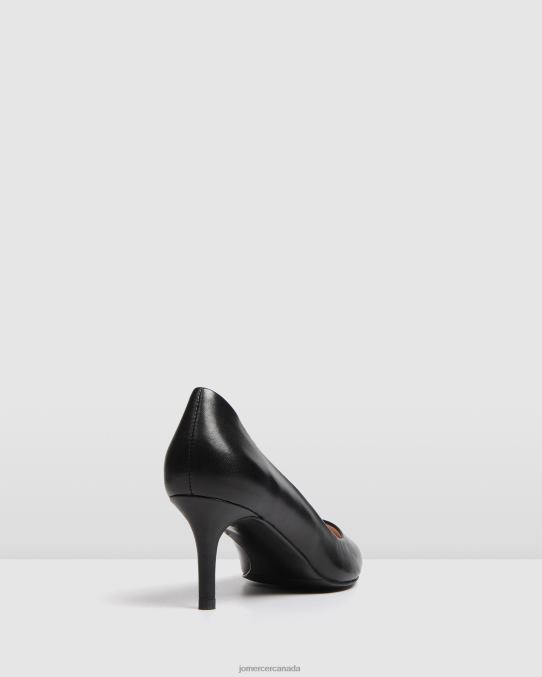 Hostage mid heels Jo Mercer Black Leather Footwear 6D6FN55