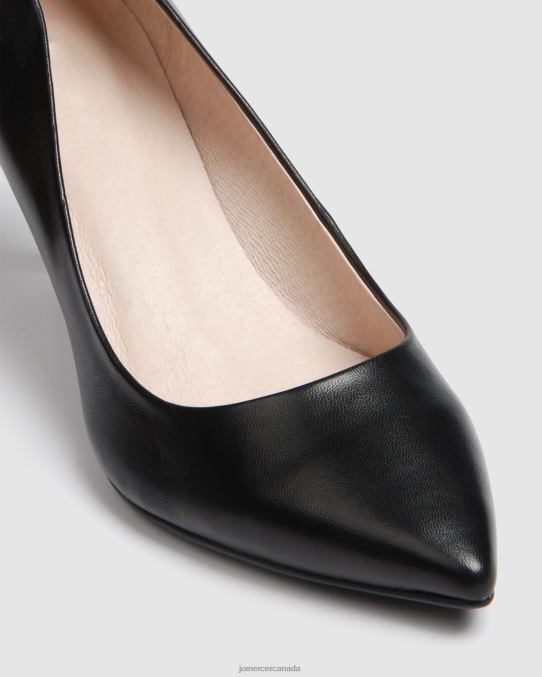Hostage mid heels Jo Mercer Black Leather Footwear 6D6FN55