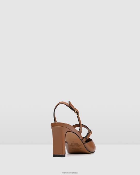 Karina mid heels Jo Mercer Tan Leather Footwear 6D6FN31