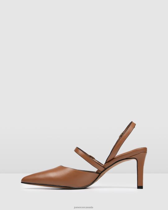 Karina mid heels Jo Mercer Tan Leather Footwear 6D6FN31
