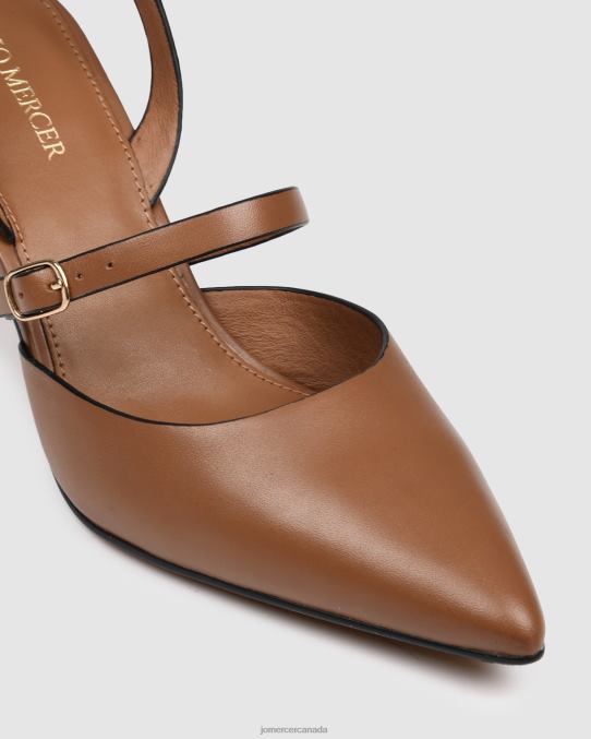 Karina mid heels Jo Mercer Tan Leather Footwear 6D6FN31