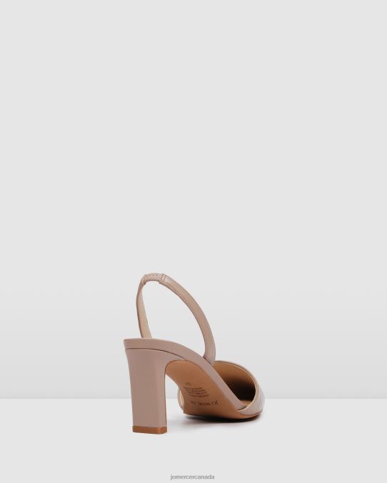 Kyra mid heels Jo Mercer Beige Leather Footwear 6D6FN24