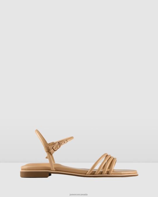Quiera flat sandals Jo Mercer Natural Leather Footwear 6D6FN285