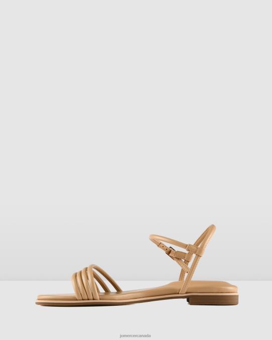 Quiera flat sandals Jo Mercer Natural Leather Footwear 6D6FN285