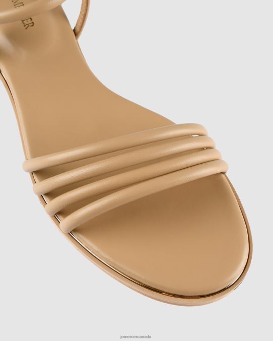 Quiera flat sandals Jo Mercer Natural Leather Footwear 6D6FN285