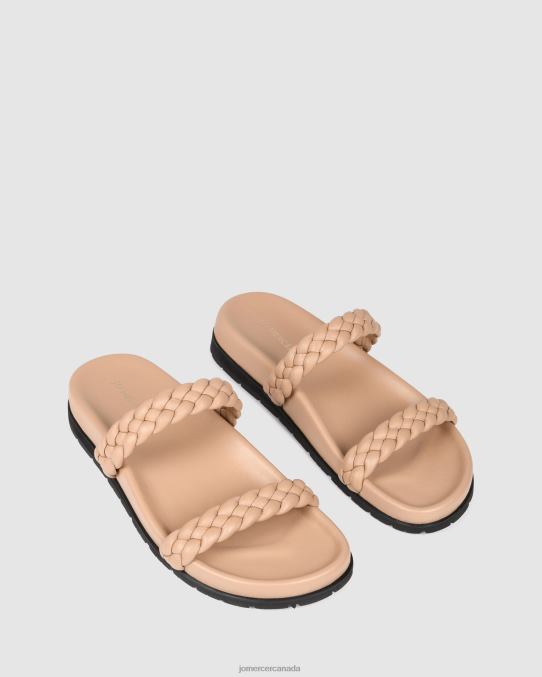 Volt flat sandals Jo Mercer Beige Leather Footwear 6D6FN279