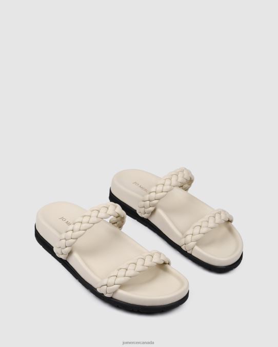 Volt flat sandals Jo Mercer Bone Leather Footwear 6D6FN280