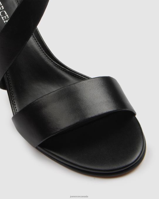 Beckett high heel sandals Jo Mercer Black Leather Footwear 6D6FN99