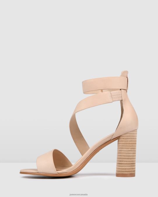 Beckett high heel sandals Jo Mercer Natural Leather Footwear 6D6FN129