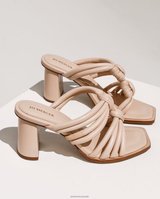 Cadena high heel sandals Jo Mercer Powder Pink Leather Footwear 6D6FN119