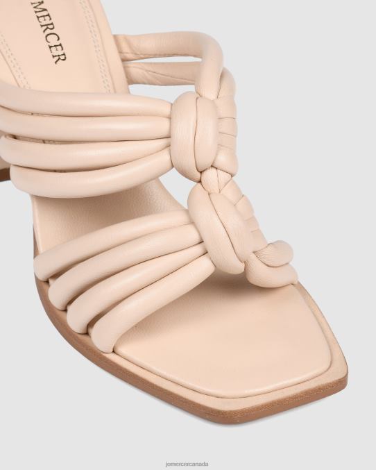 Cadena high heel sandals Jo Mercer Powder Pink Leather Footwear 6D6FN119