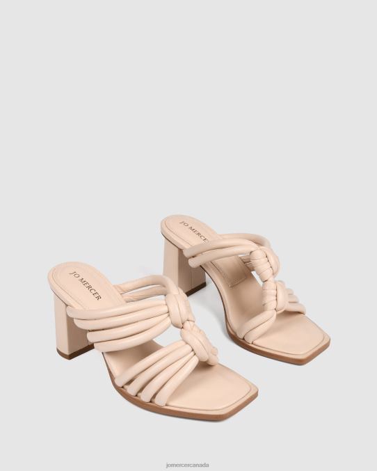 Cadena high heel sandals Jo Mercer Powder Pink Leather Footwear 6D6FN119
