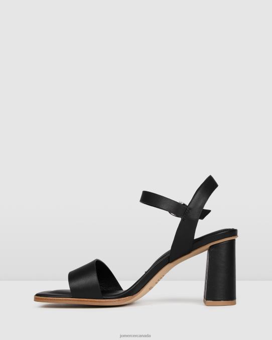 Calais high heel sandals Jo Mercer Black Leather Footwear 6D6FN103