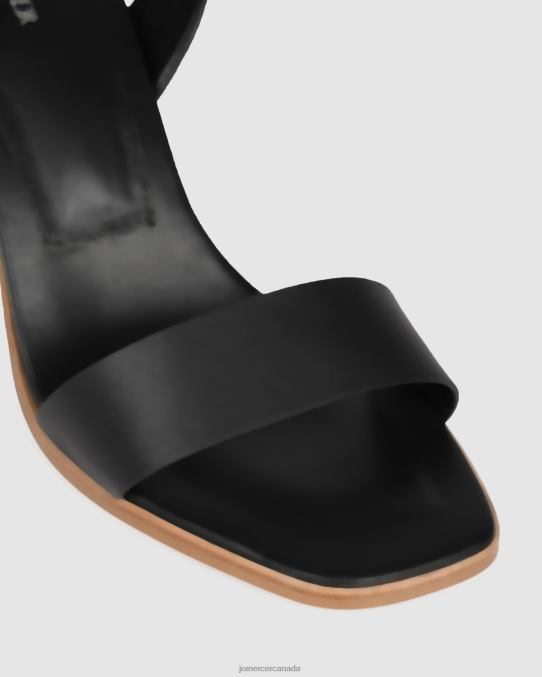 Calais high heel sandals Jo Mercer Black Leather Footwear 6D6FN103
