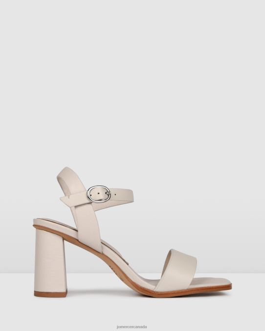 Calais high heel sandals Jo Mercer Bone Leather Footwear 6D6FN105