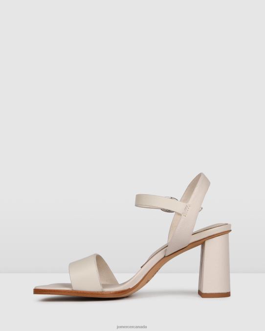 Calais high heel sandals Jo Mercer Bone Leather Footwear 6D6FN105