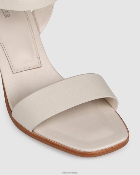 Calais high heel sandals Jo Mercer Bone Leather Footwear 6D6FN105