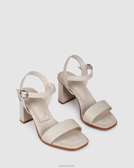 Calais high heel sandals Jo Mercer Bone Leather Footwear 6D6FN105