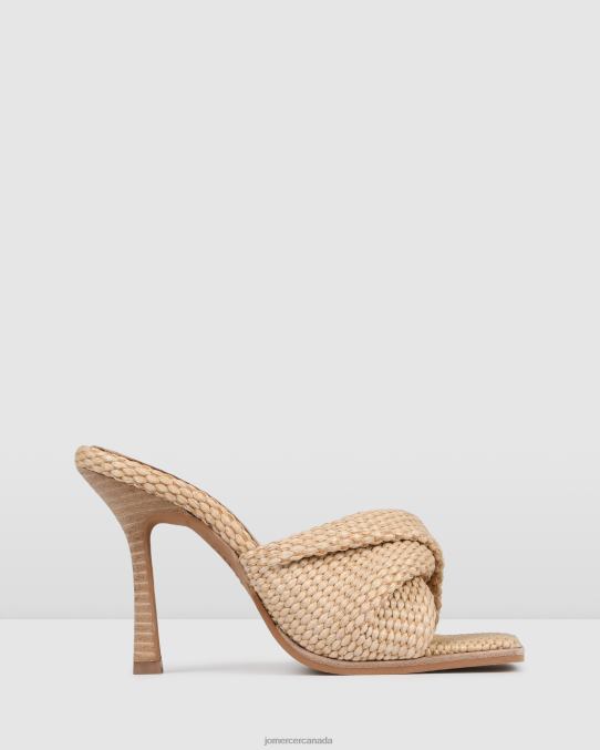 Lana high heel sandals Jo Mercer Natural Woven Footwear 6D6FN109