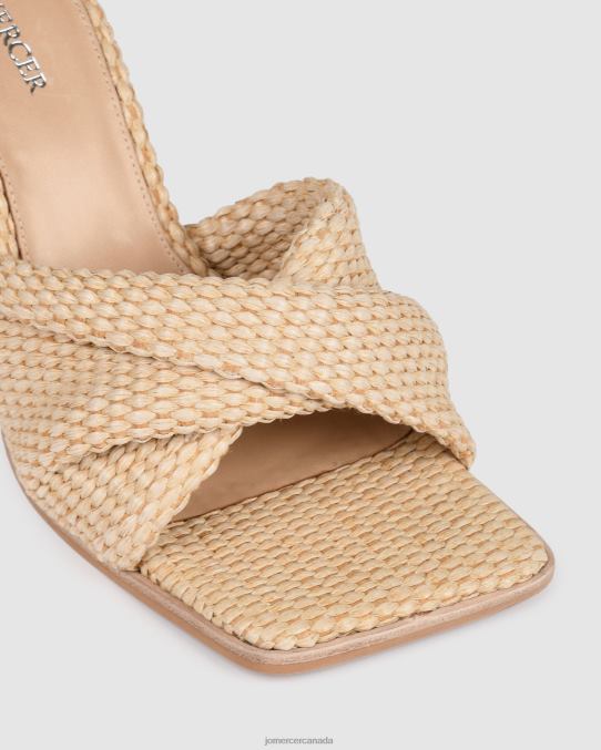 Lana high heel sandals Jo Mercer Natural Woven Footwear 6D6FN109